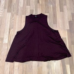 Maroon High Neck Top-Final Price